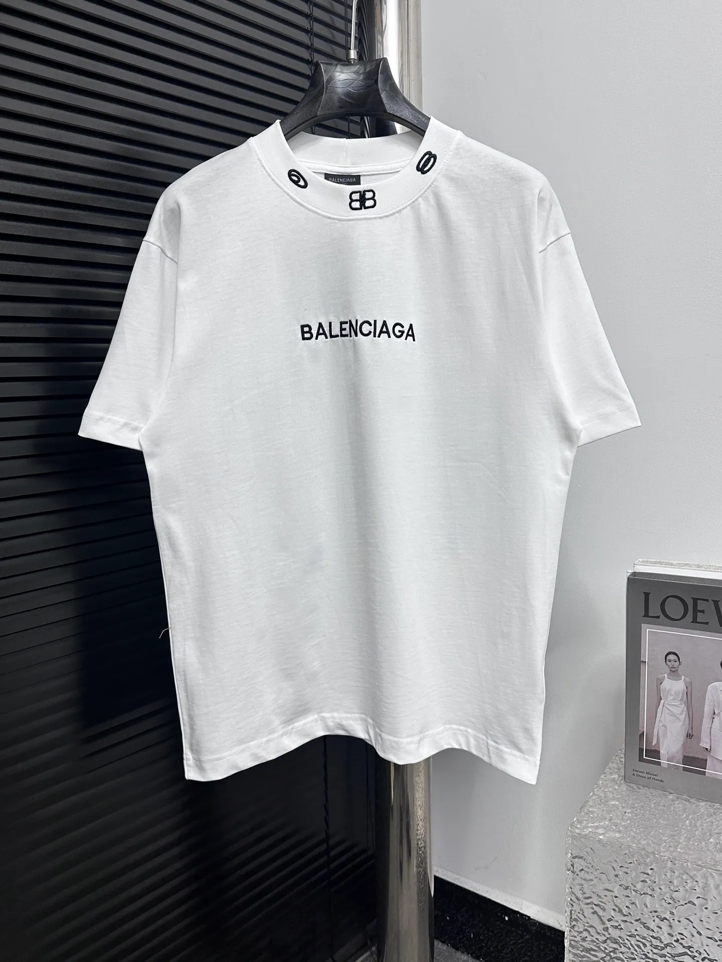 【Balenciaga】 T Versatile T Same Style 280 ：Black White Sizes：XS-L